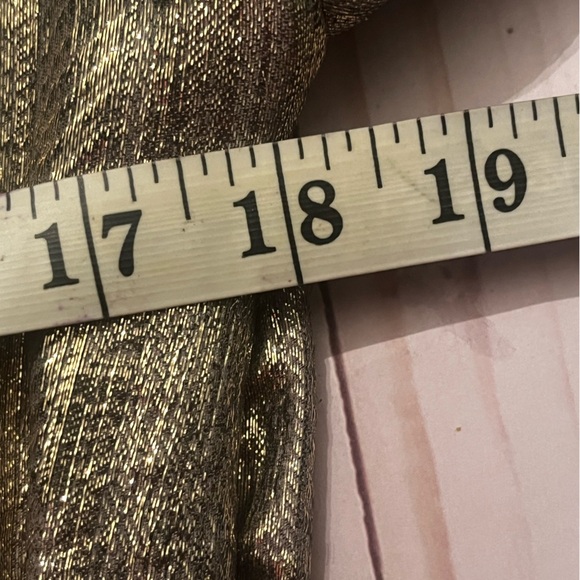 Norma Walters Neiman Marcus Exclusive Silk Dress Long Blouse Gold Sz 8 Hong Kong - Picture 12 of 12